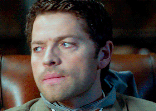 magnificent-winged-beast:Meta Fiction ∞ SPN 09x18He mad… me wet ❤️ @jenabean75