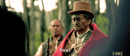 [image Description: 6 Gifs Stacked Vertically. The Gifs Depict A Māori Leader, Pōtatau Te Wherowhero,