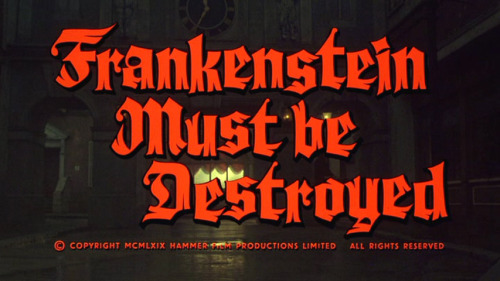 toothbreaker:Frankenstein Hammer Films
