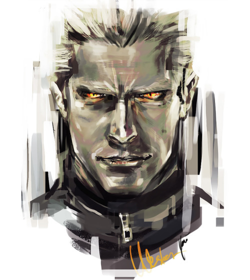 soakyourheat:Wesker! <3I’m so into him these days since i started playing 5 mercs as him everyday