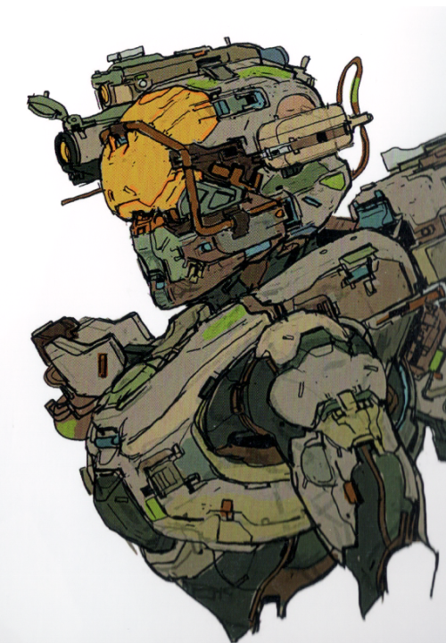 nagunkgunk:  not that gr8 scans of Linda 058 (credited to robogabo) from the halo 5 artbook but scans nonetheless this is the stuff I’ve been staring at for a ridiculous amount of time 