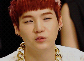 yoo-ngie:  suga + different earrings (x)