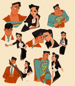 sully-s:I was watching Hercules and that movie basically Superman so I drew some doodles because I also love Clois