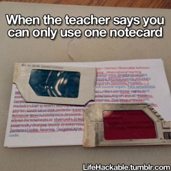 lifehackable:  More School Hacks Here 