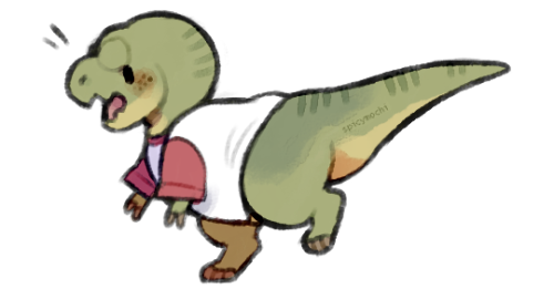 T-rex In A T-shirt