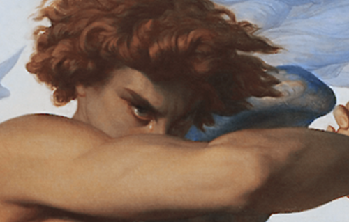 onlyoneof choreo + art   ↳(6/?)alexandre cabanel, fallen angel (1847) vs. libido