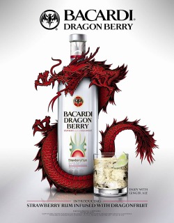 Empiremixology:  Today’s Choice Of The Day: Bacardi Dragon Berry Strawberry Rum,