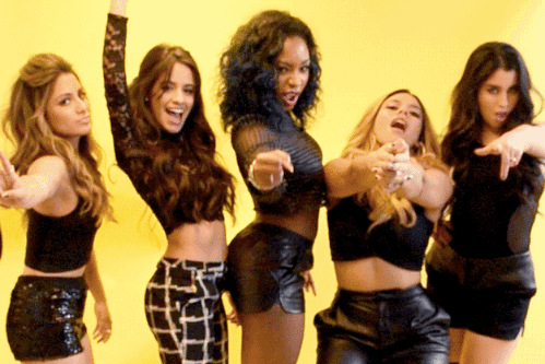 buzzfeedceleb:  Fifth Harmony recreates iconic Spice Girls moves. 