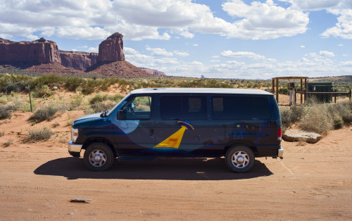 UFO Passenger Van. Monument Valley, Navajo Nation/Utah.