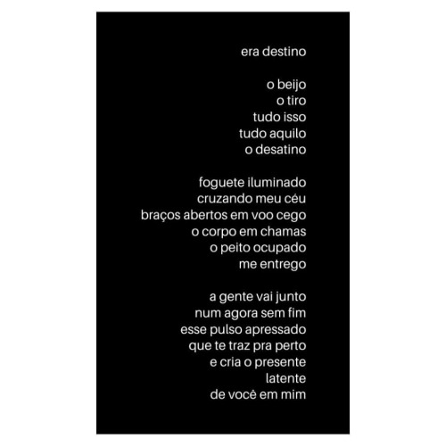 era destino ••• #palavras #poesia #aspasminhas #escrevinhadeirahttps://www.instagram.com/p/CD4ueBI