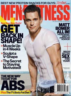 famousdudes:  Matt Bomer shows his abs through a wet T-shirt for Men’s Fitness.