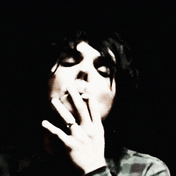 murder-ghost-blog:  gerard way smoking.
