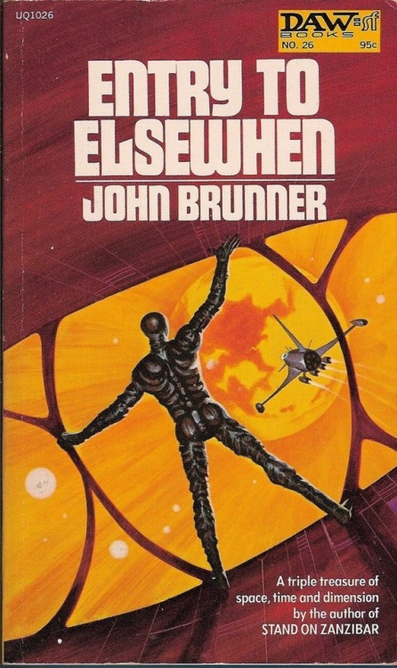 Jack Gaughan cover art to Entry to Elsewhen (1972).
