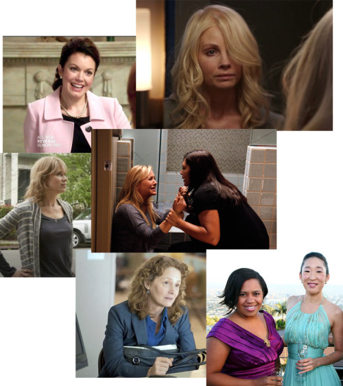 Emmys 2013: Best Supporting Actress in a DramaClockwise from top left: Bellamy Young (Scandal), Moni