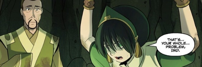 thefingerfuckingfemalefury: asymbina:  unicornships:  Hence why Toph Beifong is my favorite badass character ever. Followed by Zuko of course. 😝   I love that Toph believes that she is one of the most badass people ever to exist in the Avatar universe,