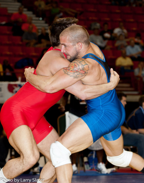 Nick Marable and Trent Paulson (lbsphoto.smugmug.com/Olympic-and-College-Wrestling)