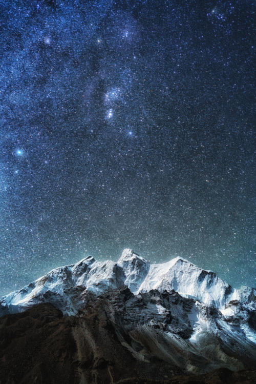 Makalu Night, Khatra Valley, Tibetby Bibi Bielekova