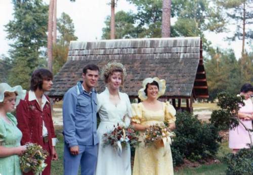The Wedding Party – A.1.C. Donald W. & Shari (Flythe) Davenport; Newport News City Park, Newport