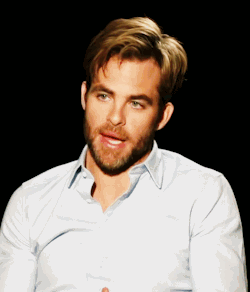 somanygorgeousmen:Chris Pine in an interview