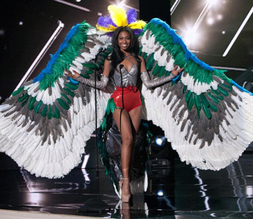 Miss Universe 2016 Parade of National Costumes1. India2-3. Ireland4. Honduras5. Jamaica6. Israel7. H