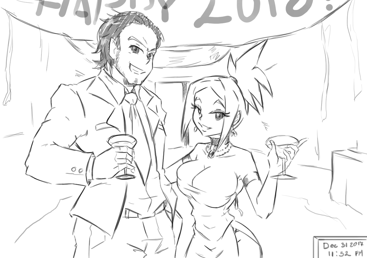 zapotecdarkstar: Here shows how some of the Skullgirls celebrated New Year’s Eve