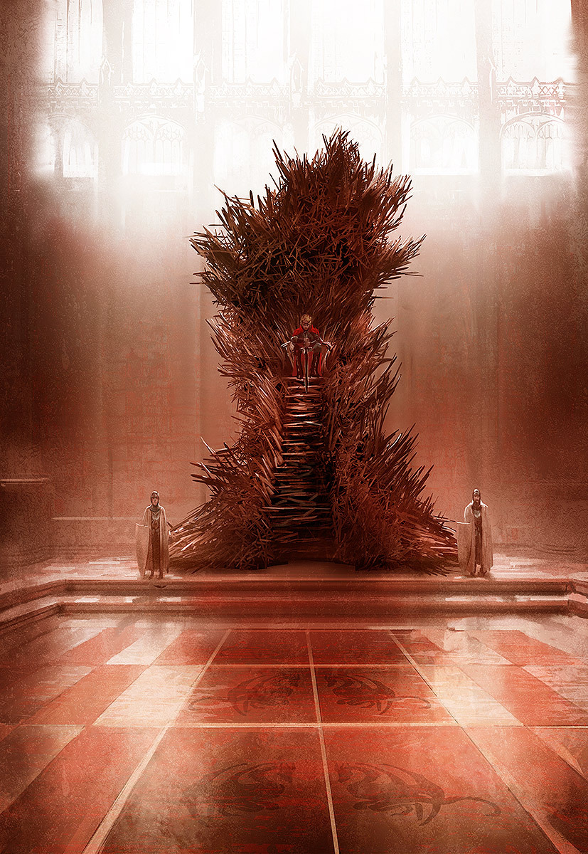  The Iron Throne as described in the novels, officially endorsed by GRRM on his blog