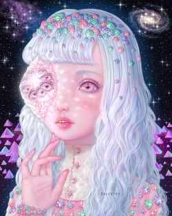 saccstry:  I’m not sure what to call this… I guess Diamond Dream sounds cool haha.Yay I managed to finish something before the end of the year!  