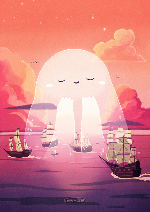 ellievsbear: Friendly sea ghost