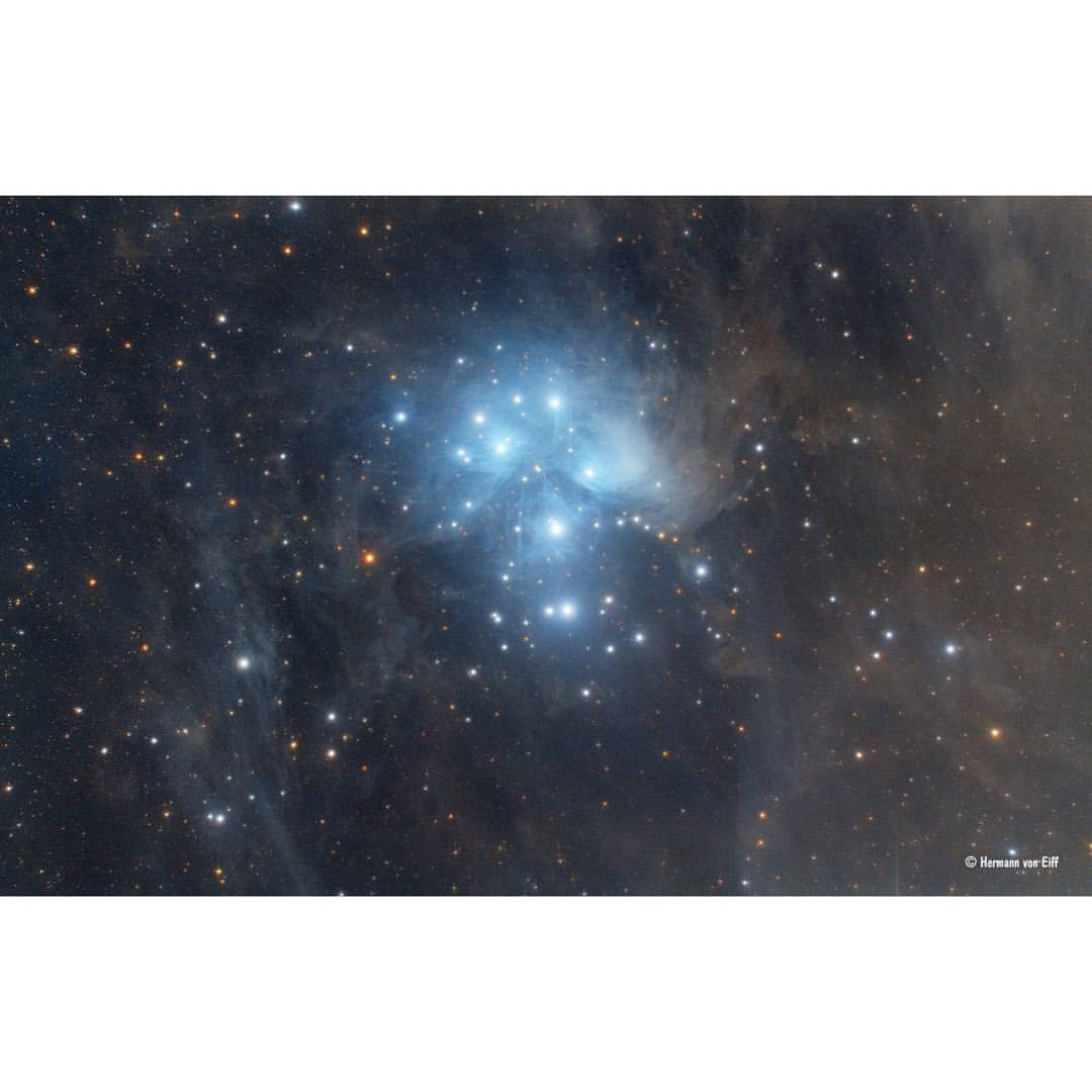 M45: The Pleiades Star Cluster #nasa #apod #m45 #pleiadesstarcluster #stars #star