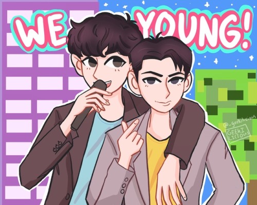 My tumblr is mostly dead, but here is new art for you! My Chanhun bbys. SM give us this subunit you