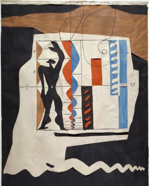 bauhaus-movement:Le Corbusier, measures of man - Retrospective in Centre Georges Pompidou - LE MODUL