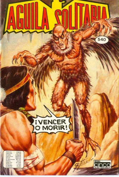 Not Pulp Covers — Portada Comics. Aguila Solitaria. Cinco 540...