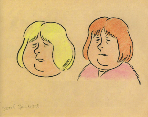 odetocrumb:Daniel Clowes, character sketches for Eightball no. 22 (Ice Haven), 2001