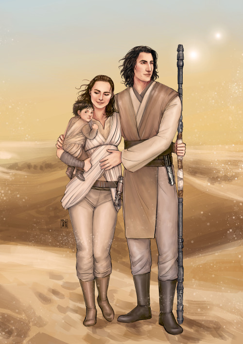 avengersobsession: All the Reylos ready to be freaking delighted?Here’s my gorgeous commission