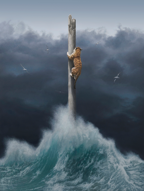Hyperrealistic Paintings by Joel ReaMan and nature battle it out in the epic hyperrealistic painting