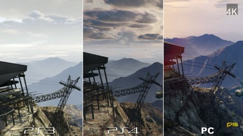 trikeytidbits:  armed-with-haggis:  I came across this amazing comparison of graphics on GTA V between the PS3, PS4 and PC versions.   Check out the video here  Astounding