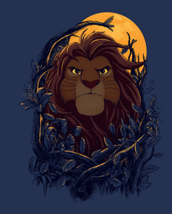 madkobra:  The once and future king design i did for the threadless The lion king challenge enjoy :)