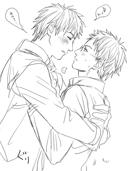 sekaiichiyaoi:  汁 【BL】 think, I got new otp *////*