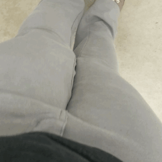 xosylainaxo:  SNEAK PEEEEEK!  I soaked these pants in the laundromat bathroom. Wanna see the whole little video? Msg me - donation of any amount gets you the pw! 💗💗😘