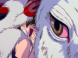 daily-ghibli:  “The wild girl whose soul the wolves stole. She lives to kill me.“