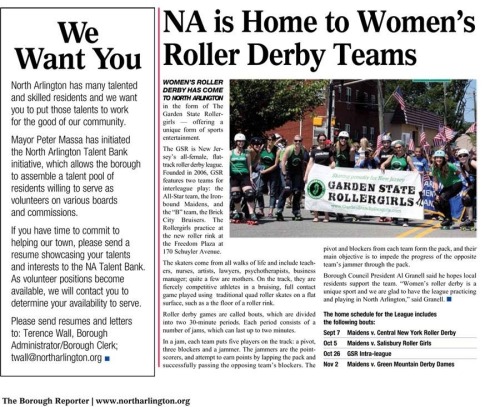 Check us out in North Arlington’s Borough Reporter :)