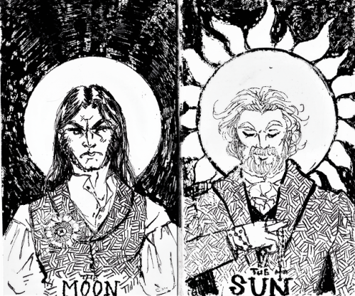 hellenhighwater: The current run of valvert tarot. I’m down to just Temperance and the Devil, 