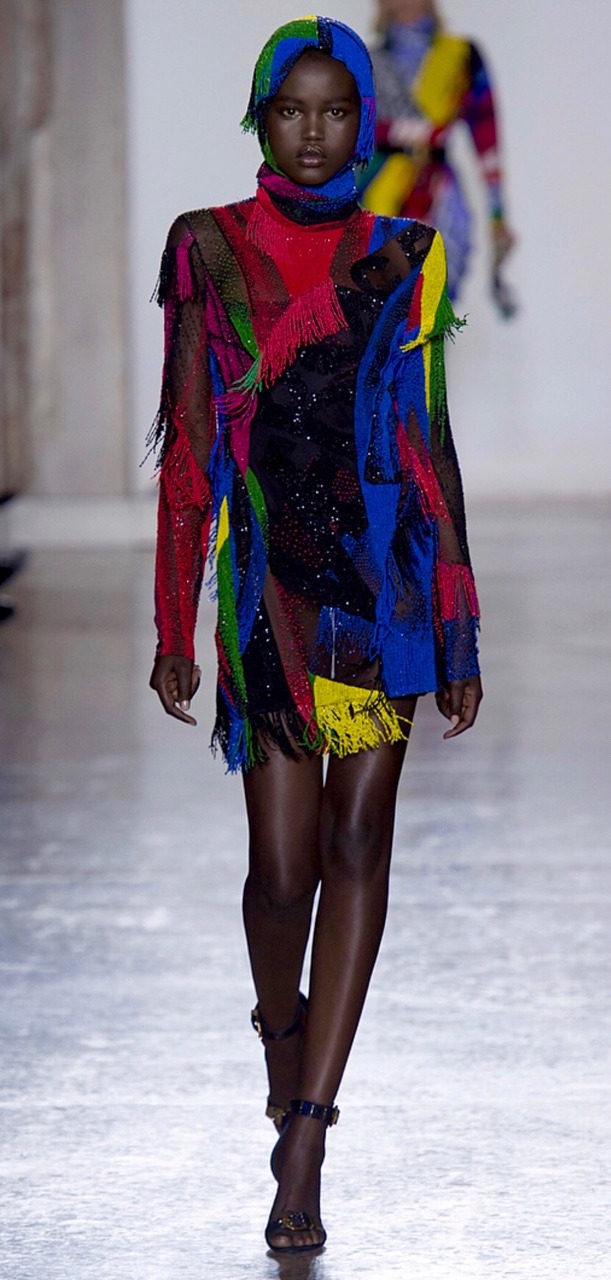 Adut Akech Bior — various F/W 2018 runway shows - CONTINENT CREATIVE