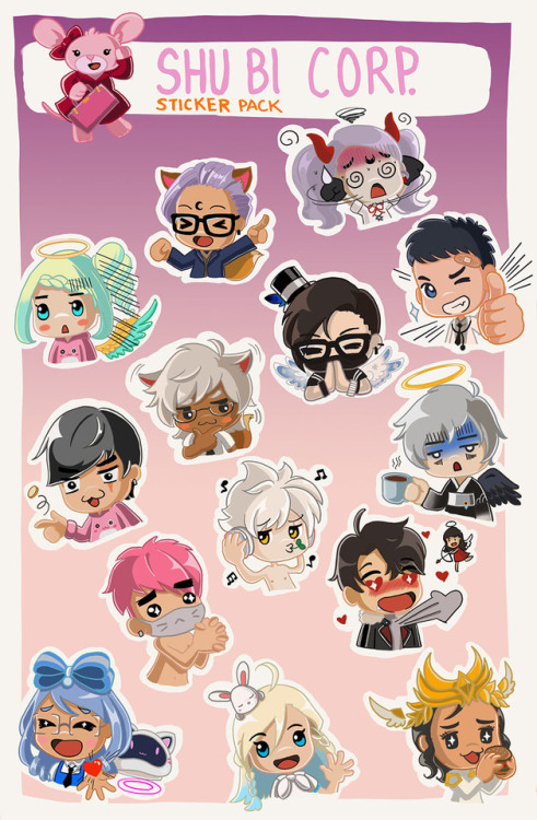 I dunno why I never posted this. These are characters of some of my guildmates in Maplestory 2. I ev