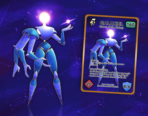 Galaxiel - Queen of the Galaxyfrom my current card game project : Power Punch