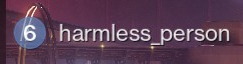 Username: harmless_person