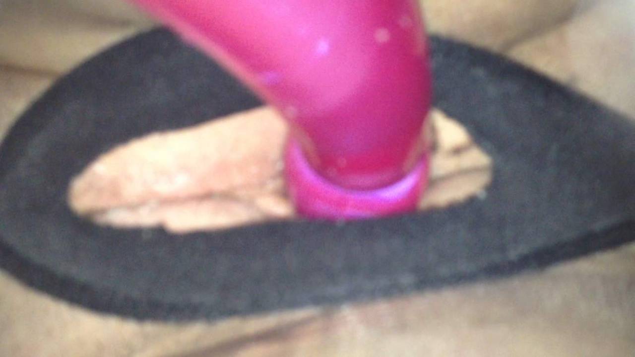 kate-nylonette-blog:  As the Long Smoooooooth Purple Alien Worm penetrates me deeper