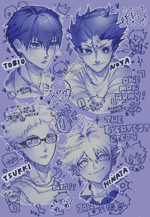 Karasuno Faves Doodles