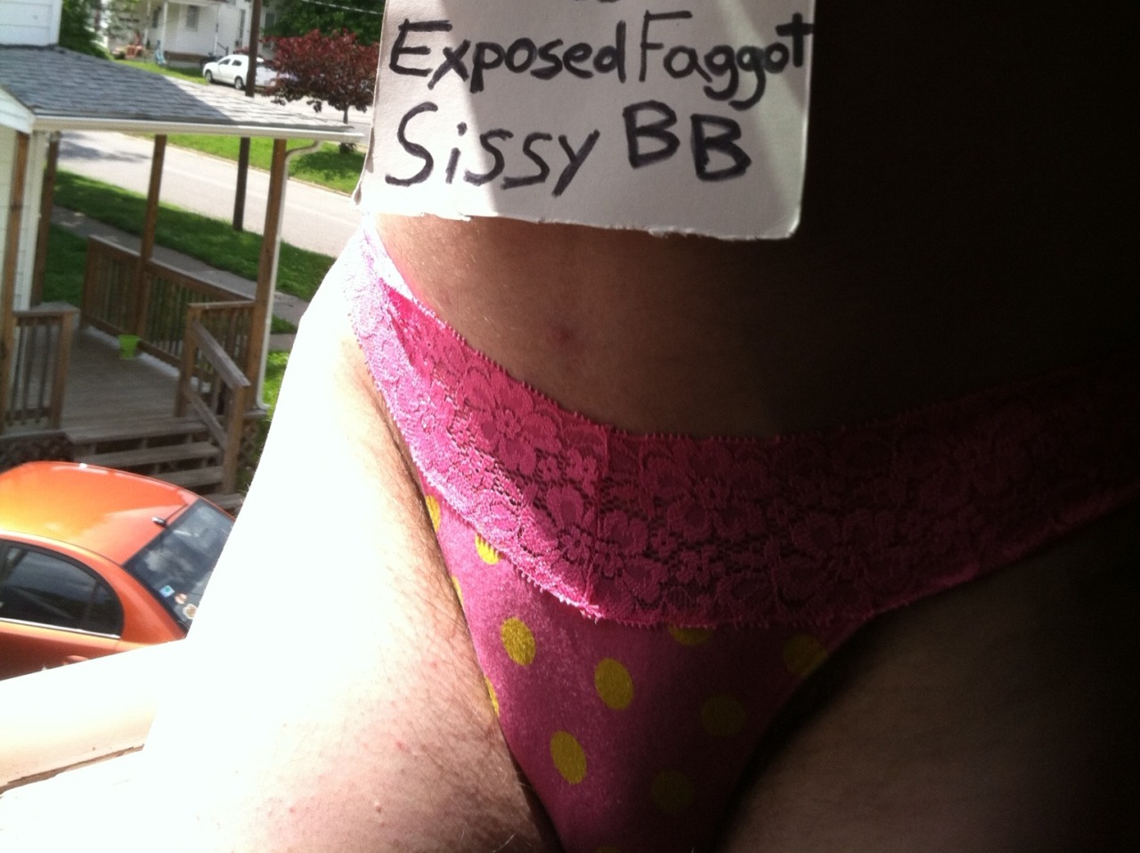sissy faggot bb needs bbc obviously because she can&rsquo;t resist being exposed