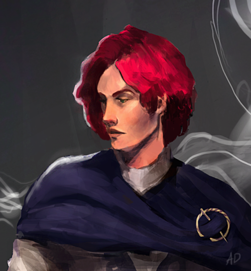 adecicco: Kvothe (again) I thought adding a circular penannular brooch was a good representation of 